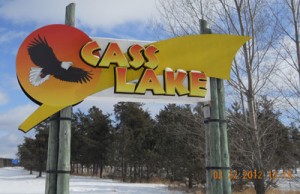 Cass Lake sign